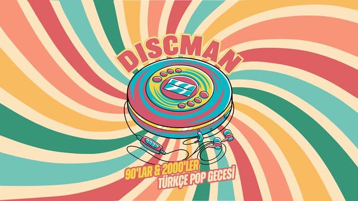 Discman 90″lar & 2000″ler Türkçe Pop Gecesi — Ayı Bar & Disko etkinlik görseli