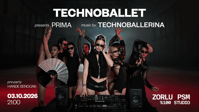 New Era of Technoballet — Zorlu PSM - 0 Studio - İstanbul etkinlik görseli