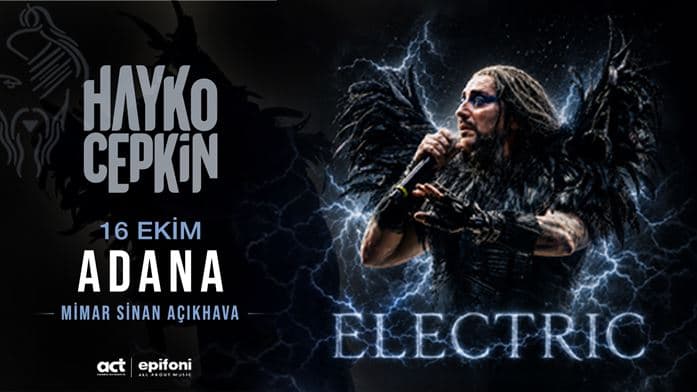 Hayko Cepkin “Electric” — Mimar Sinan Açıkhava Tiyatrosu, Adana etkinlik görseli