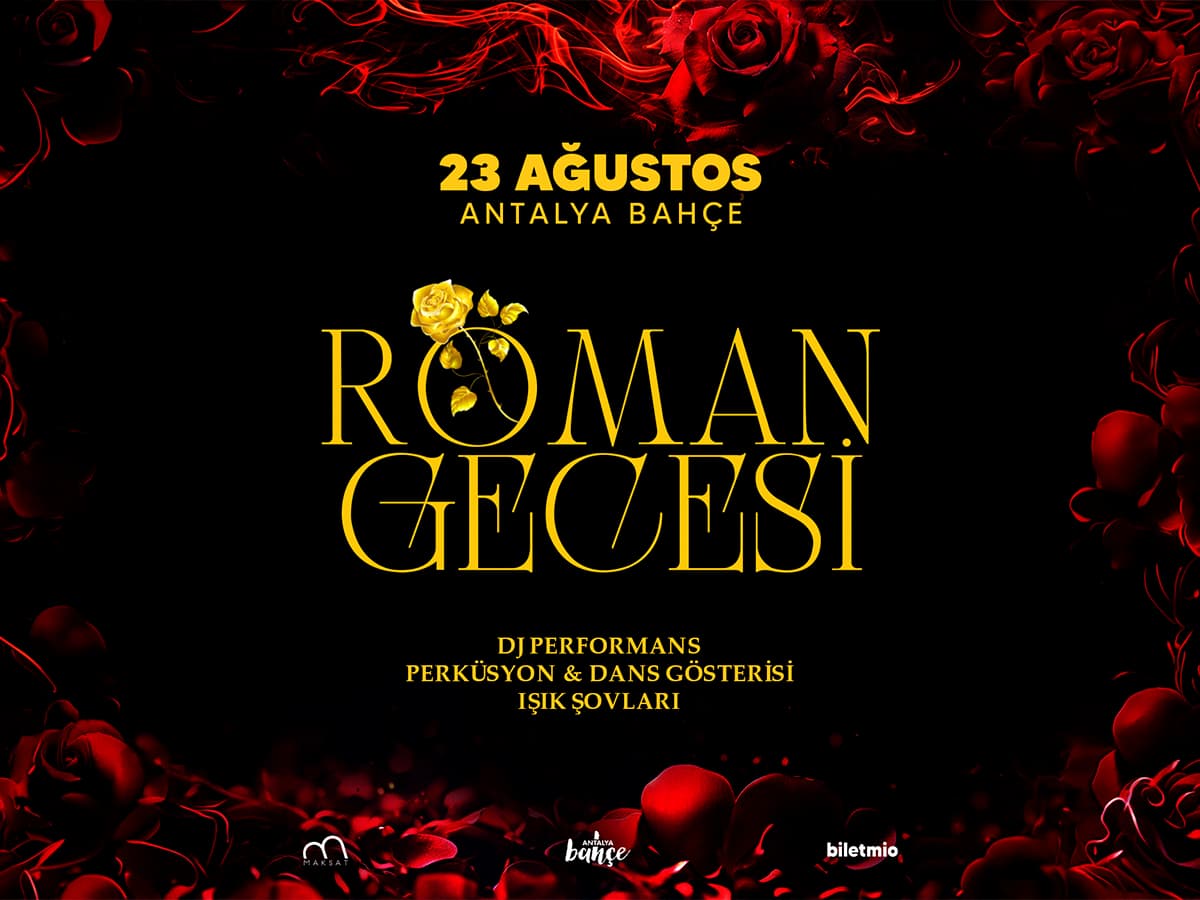 Roman Gecesi — Antalya Bahçe etkinlik görseli