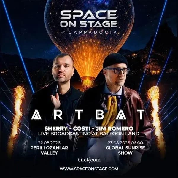 ARTBAT @ SPACE ON STAGE — Perili Ozanlar Vadisi, Nevşehir etkinlik görseli
