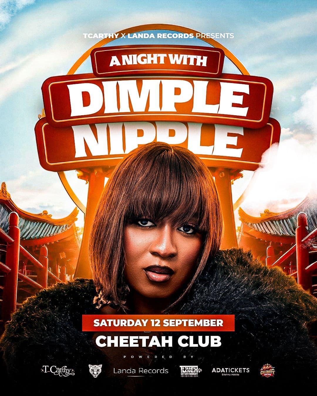 A Night With Dimple Nipple — Cheetah etkinlik afişi