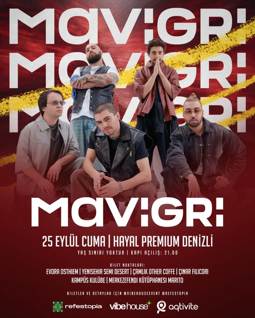 MAVİGRİ — Hayal Premium - Denizli etkinlik görseli