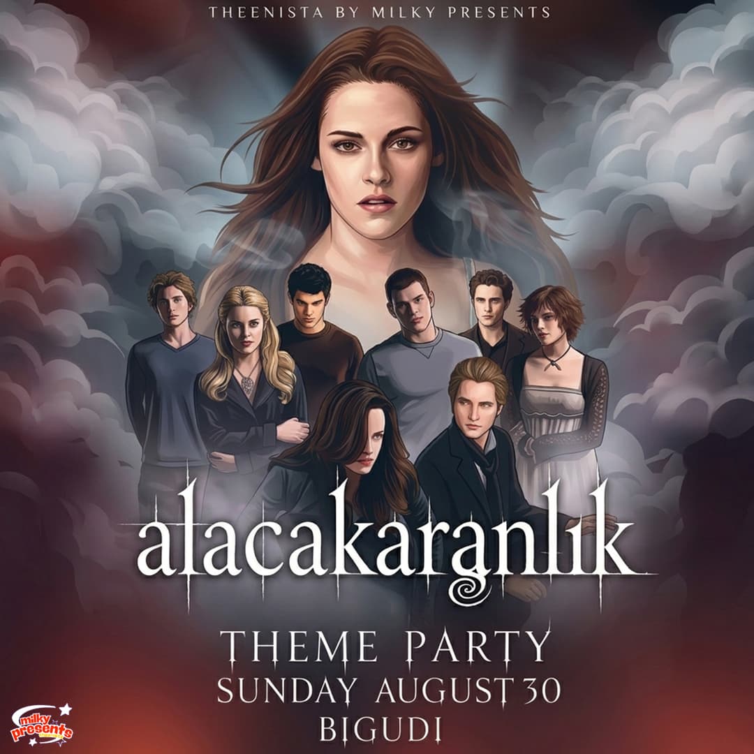 ALACAKARANLIK THEME PARTY — Bigudi Club, İstanbul etkinlik afişi