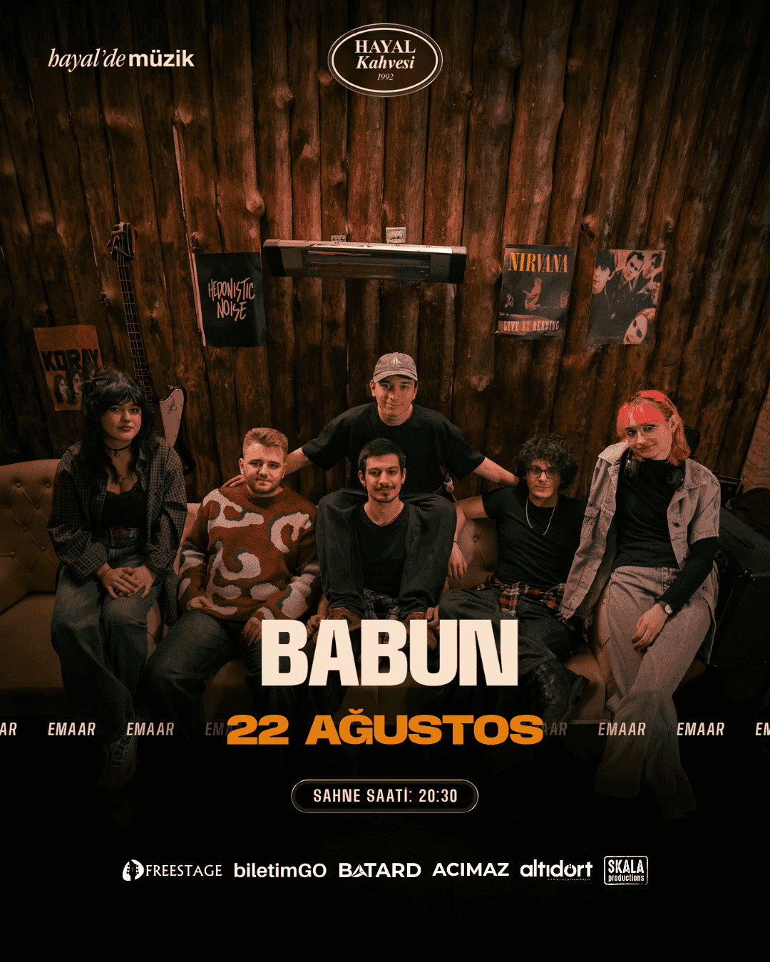 BABUN KONSERİ — Hayal Kahvesi Emaar, İstanbul etkinlik görseli