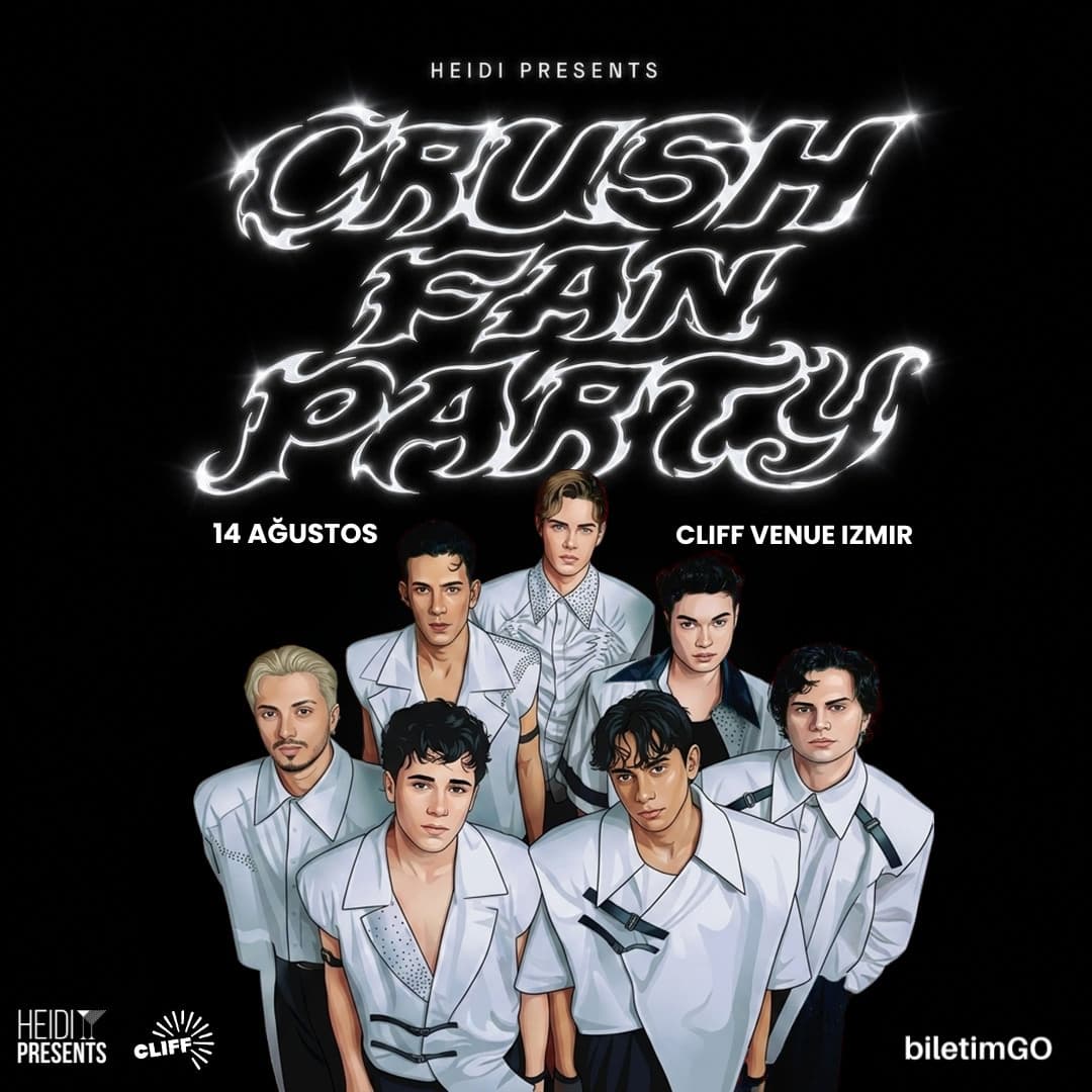 CRUSH FAN PARTY İZMİR — Cliff Venue, İzmir etkinlik görseli