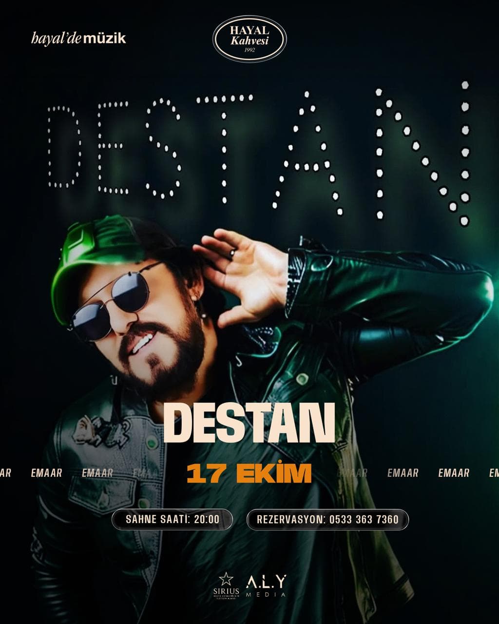 Destan Konseri — Hayal Kahvesi Emaar, İstanbul etkinlik afişi