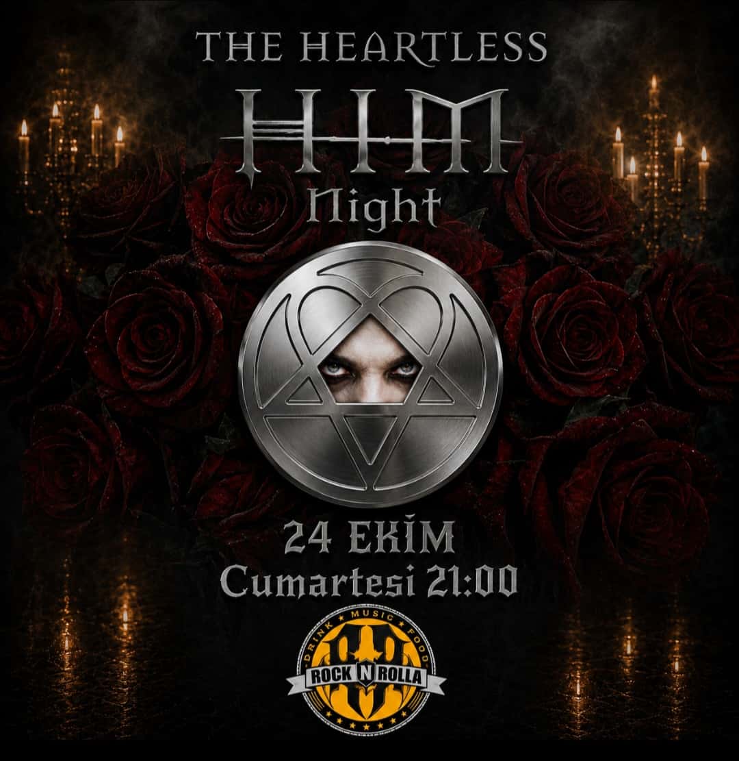 HIM Night by the Heartless — RocknRolla Live Kadıköy, İstanbul etkinlik görseli