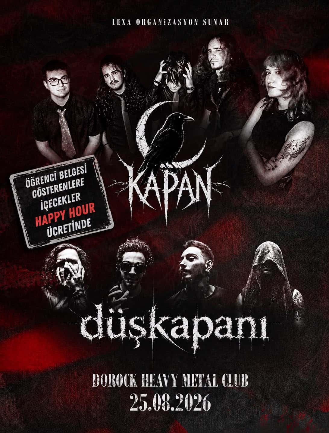 KAPAN / DÜŞKAPANI — Dorock Heavy Metal Club, İstanbul etkinlik görseli
