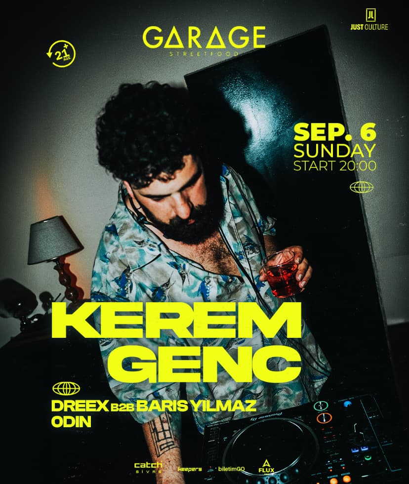 Kerem Genc — Garage Street Food Bar, Samsun etkinlik afişi