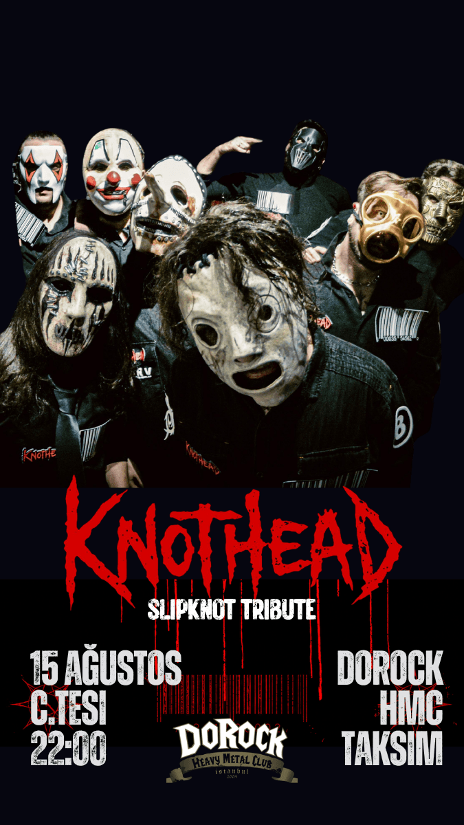 KNOTHEAD ”Slipknot Tribute” — Dorock Heavy Metal Club, İstanbul etkinlik görseli