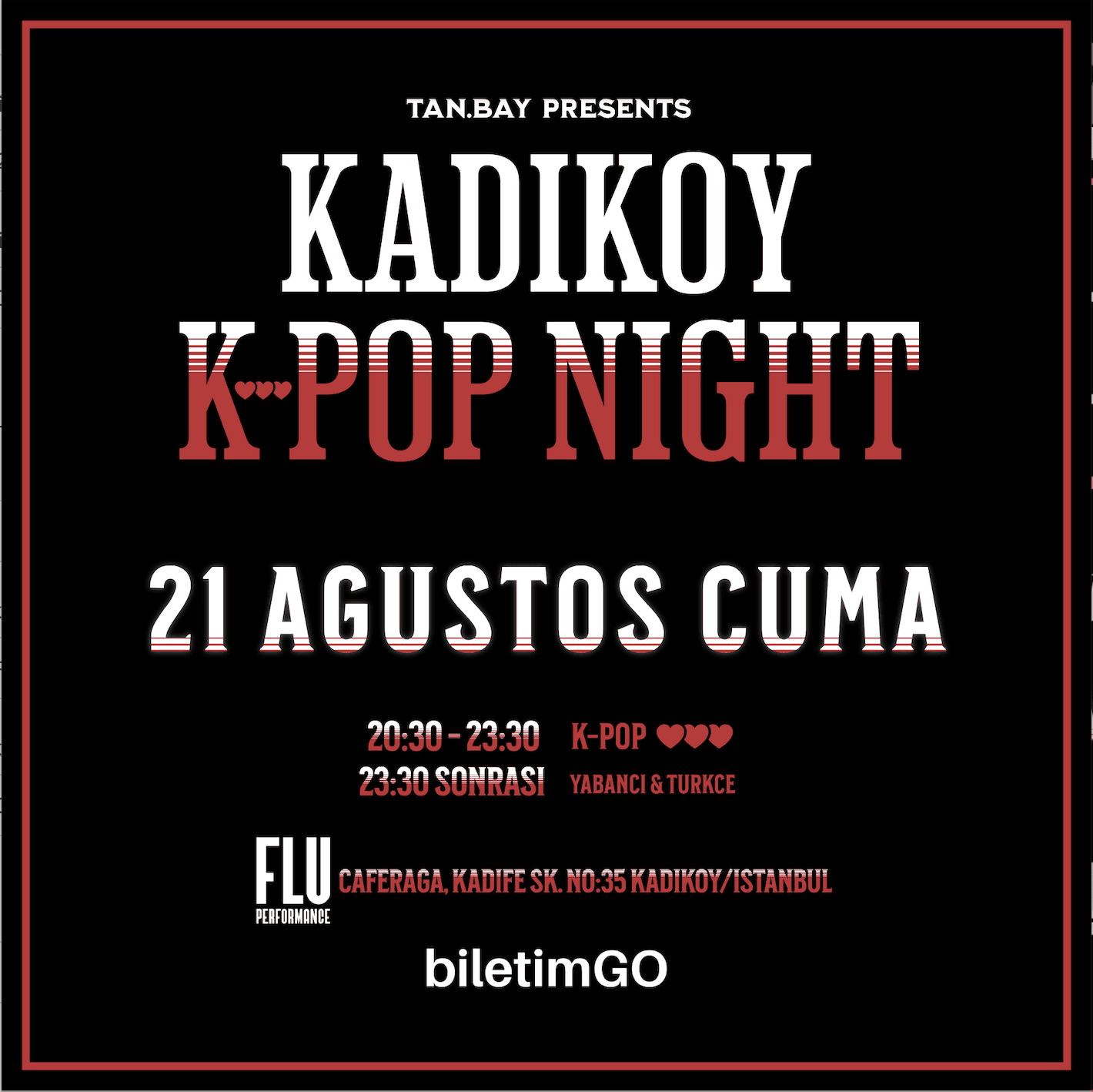 Kadıköy K-pop Party — Flu Kadıköy, İstanbul etkinlik görseli