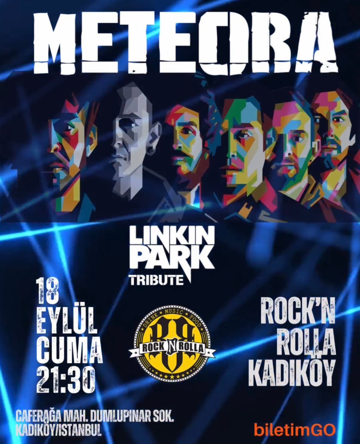 METEORA ”LINKIN PARK TRIBUTE — RocknRolla Live Kadıköy, İstanbul etkinlik afişi