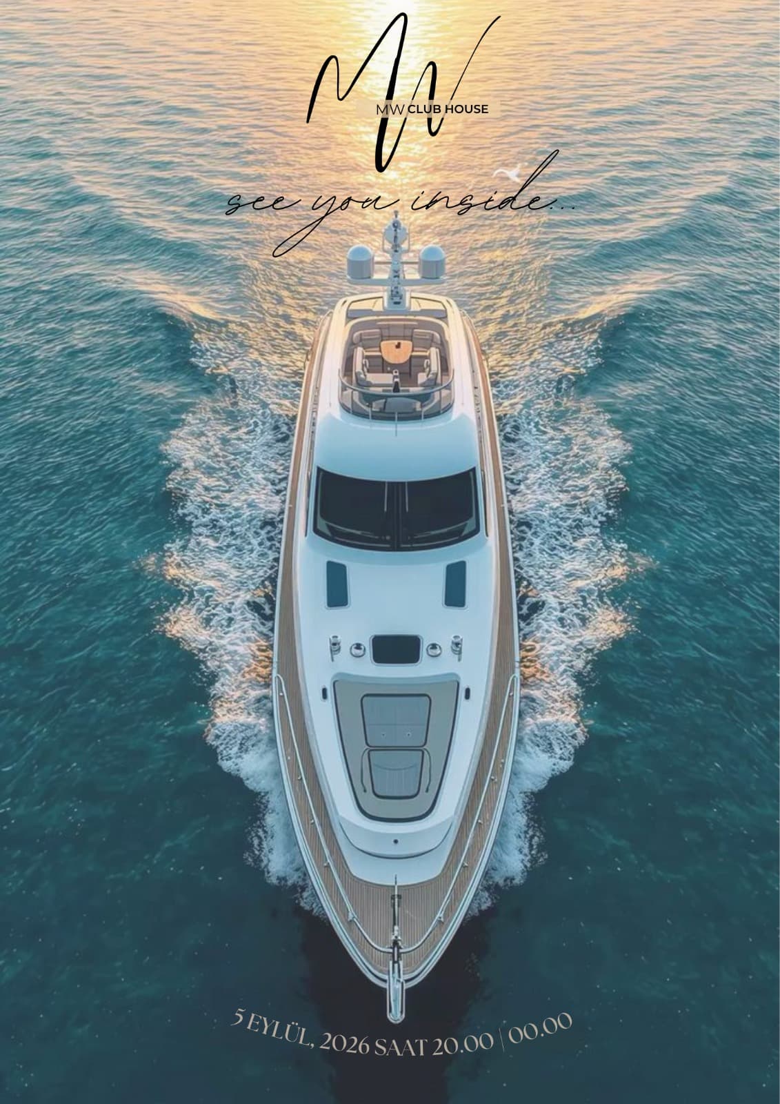 MW CLUB HOUSE — YENİKAPI-ÜSKÜDAR-BEYKOZ, İstanbul etkinlik afişi