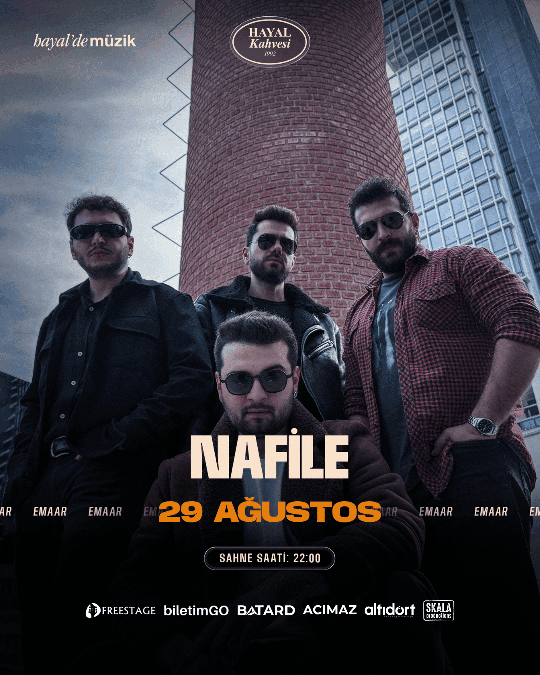 NAFİLE KONSERİ — Hayal Kahvesi Emaar, İstanbul etkinlik görseli