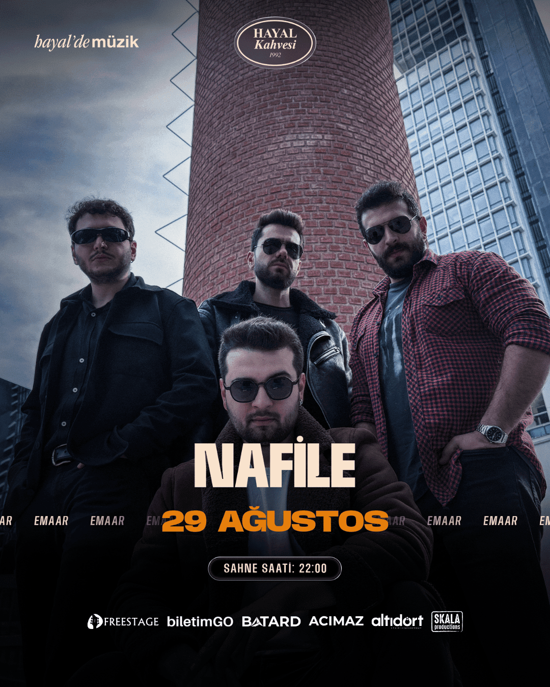 NAFİLE KONSERİ — Hayal Kahvesi Emaar, İstanbul etkinlik görseli