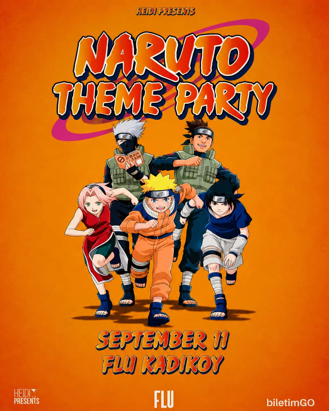 NARUTO THEME PARTY — Flu Kadıköy, İstanbul etkinlik görseli
