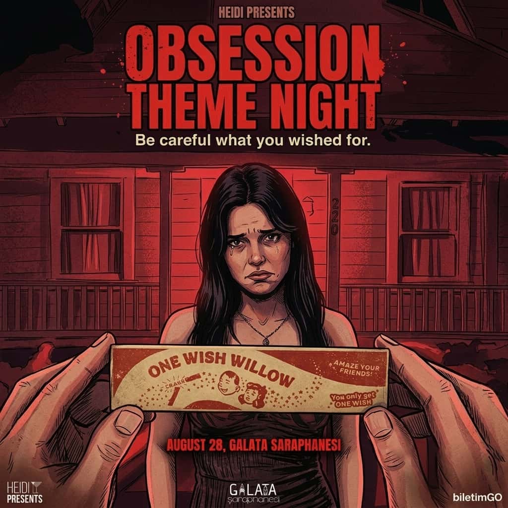 OBSESSION THEME NIGHT — Galata Şaraphanesi, İstanbul etkinlik görseli