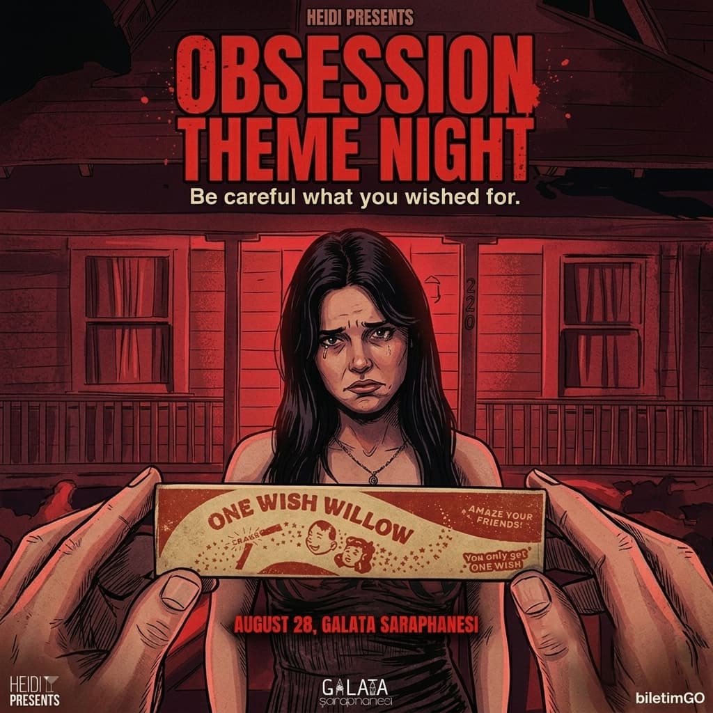 OBSESSION THEME NIGHT — Galata Şaraphanesi, İstanbul etkinlik afişi