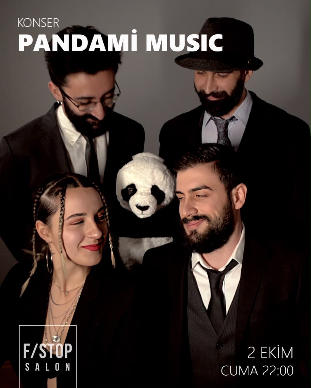 PANDAMI MUSIC — Eskişehir F/Stop Salon etkinlik afişi