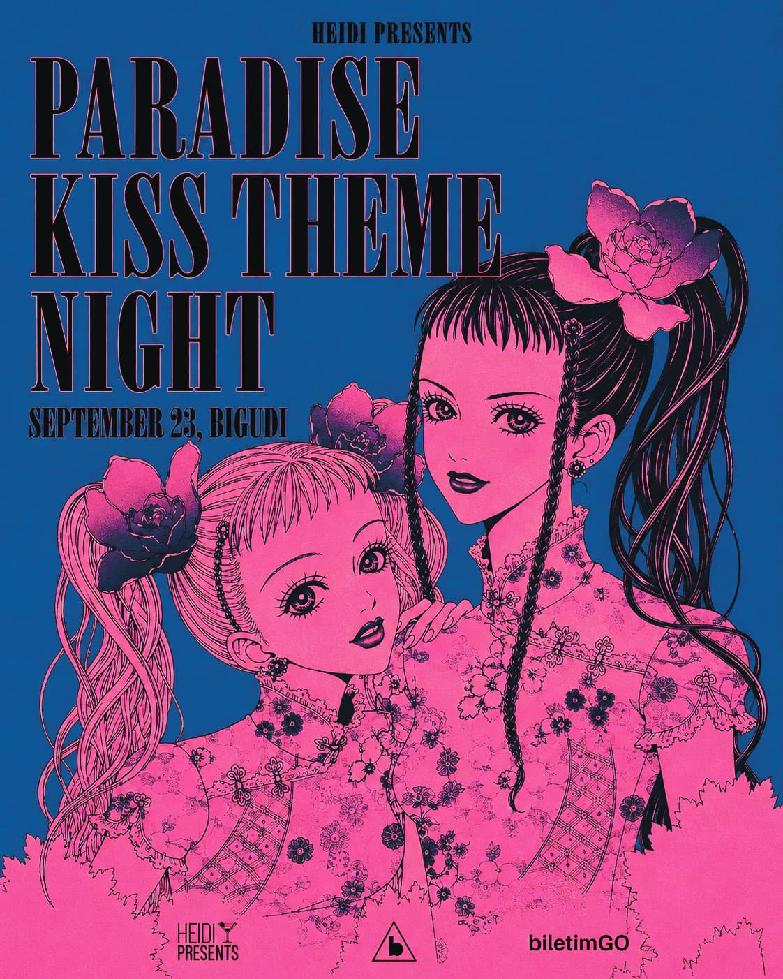 PARADISE KISS THEME NIGHT — Bigudi Club, İstanbul etkinlik afişi