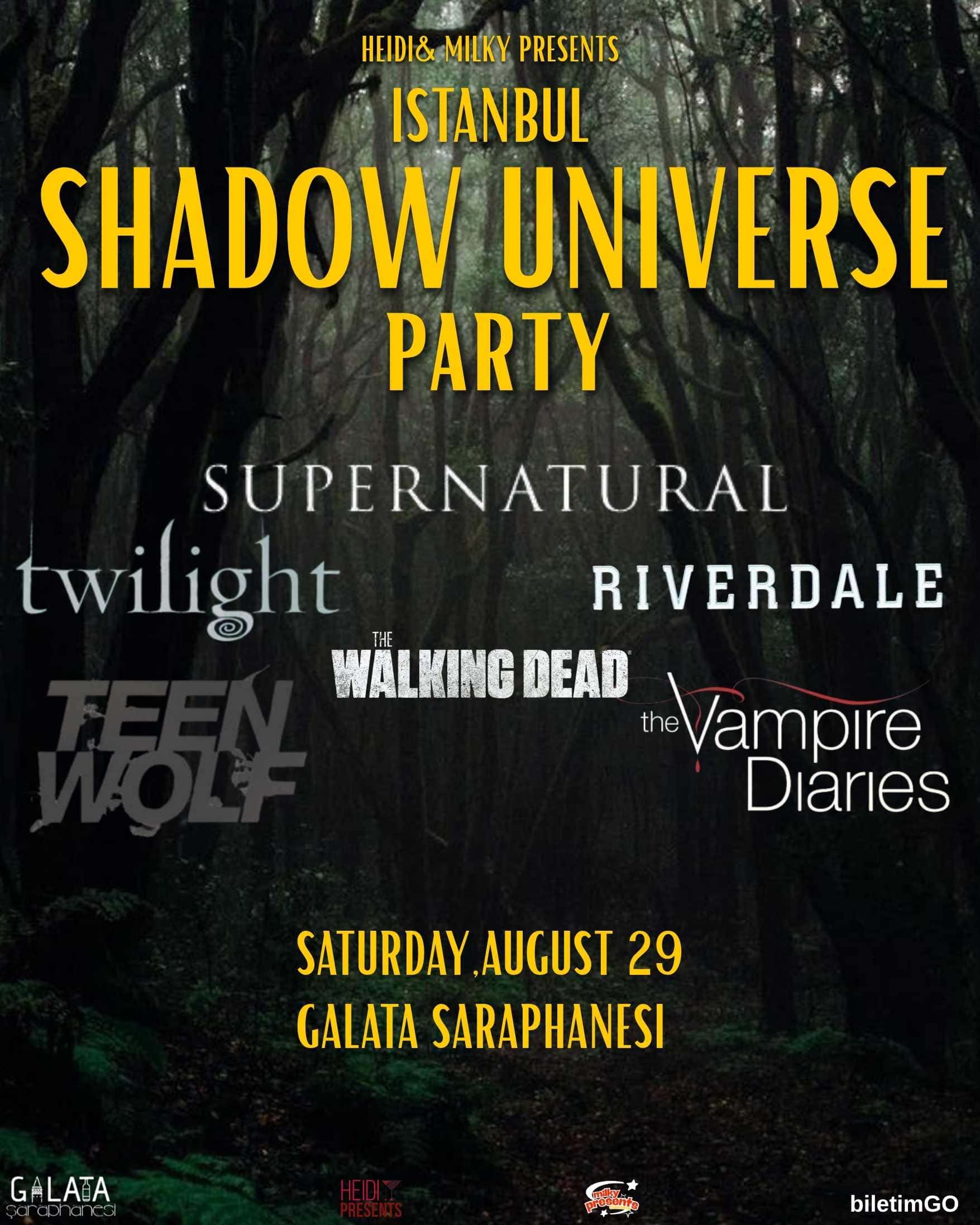 SHADOW UNIVERSE PARTY — Galata Şaraphanesi, İstanbul etkinlik görseli