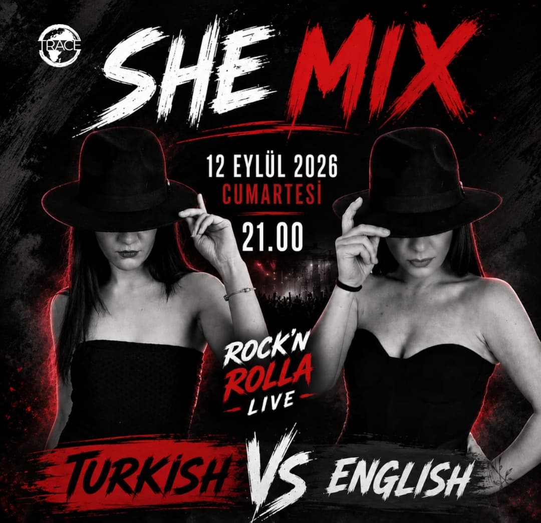 SHE MIX İSTANBUL — RocknRolla Live Kadıköy, İstanbul etkinlik afişi