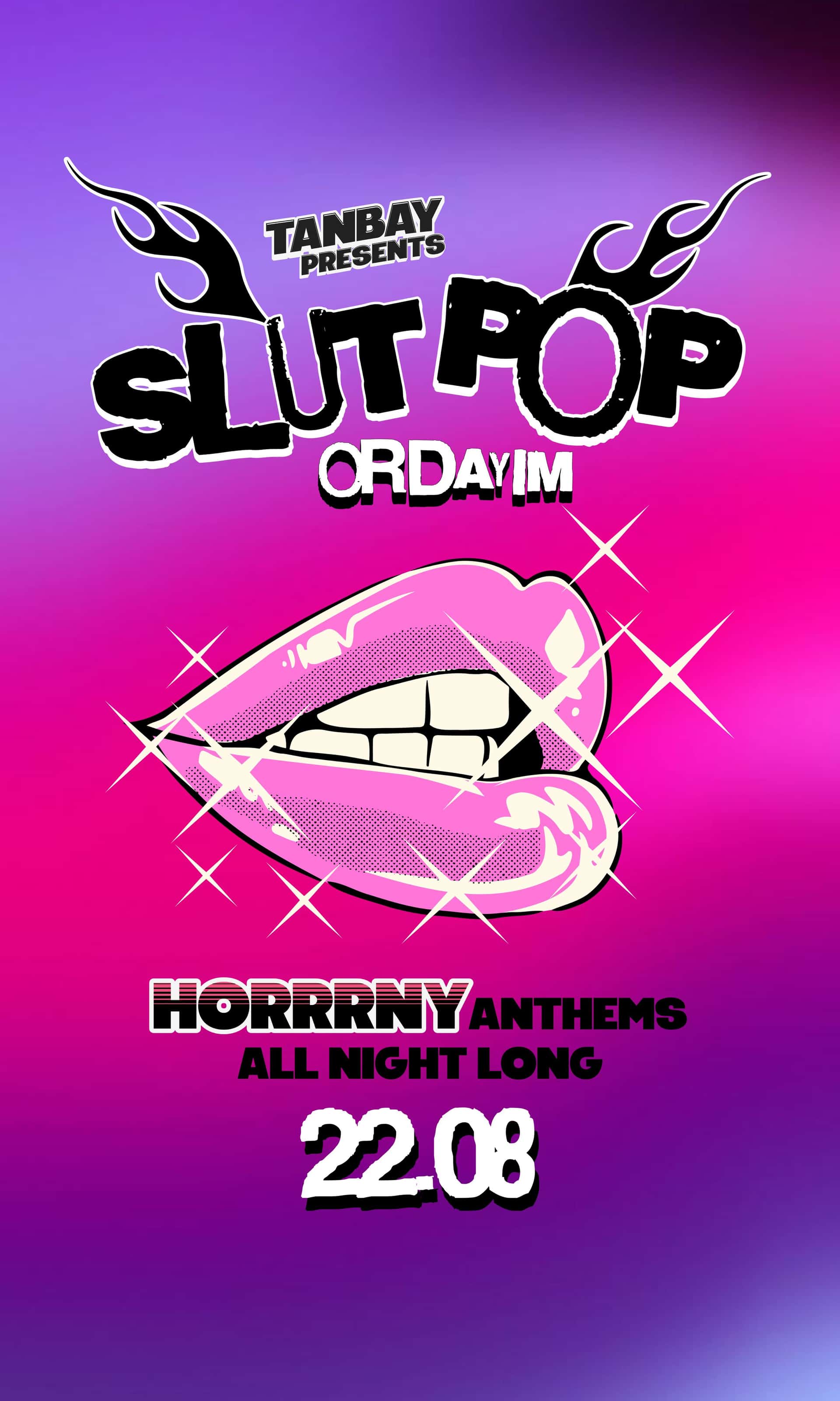 SLUT POP — Ordayım Bar, İstanbul etkinlik görseli