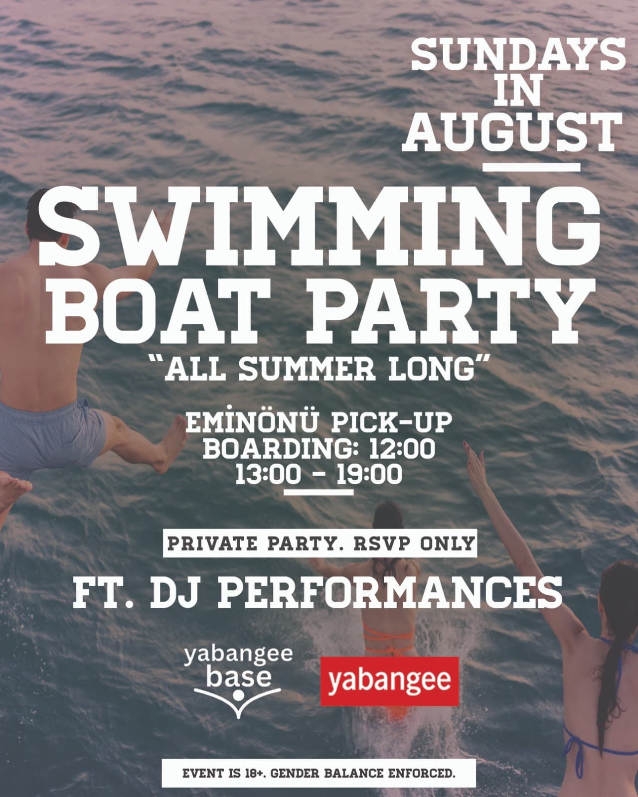 Swimming Boat Party – Round 8 — Karaköy İskelesi, İstanbul etkinlik görseli