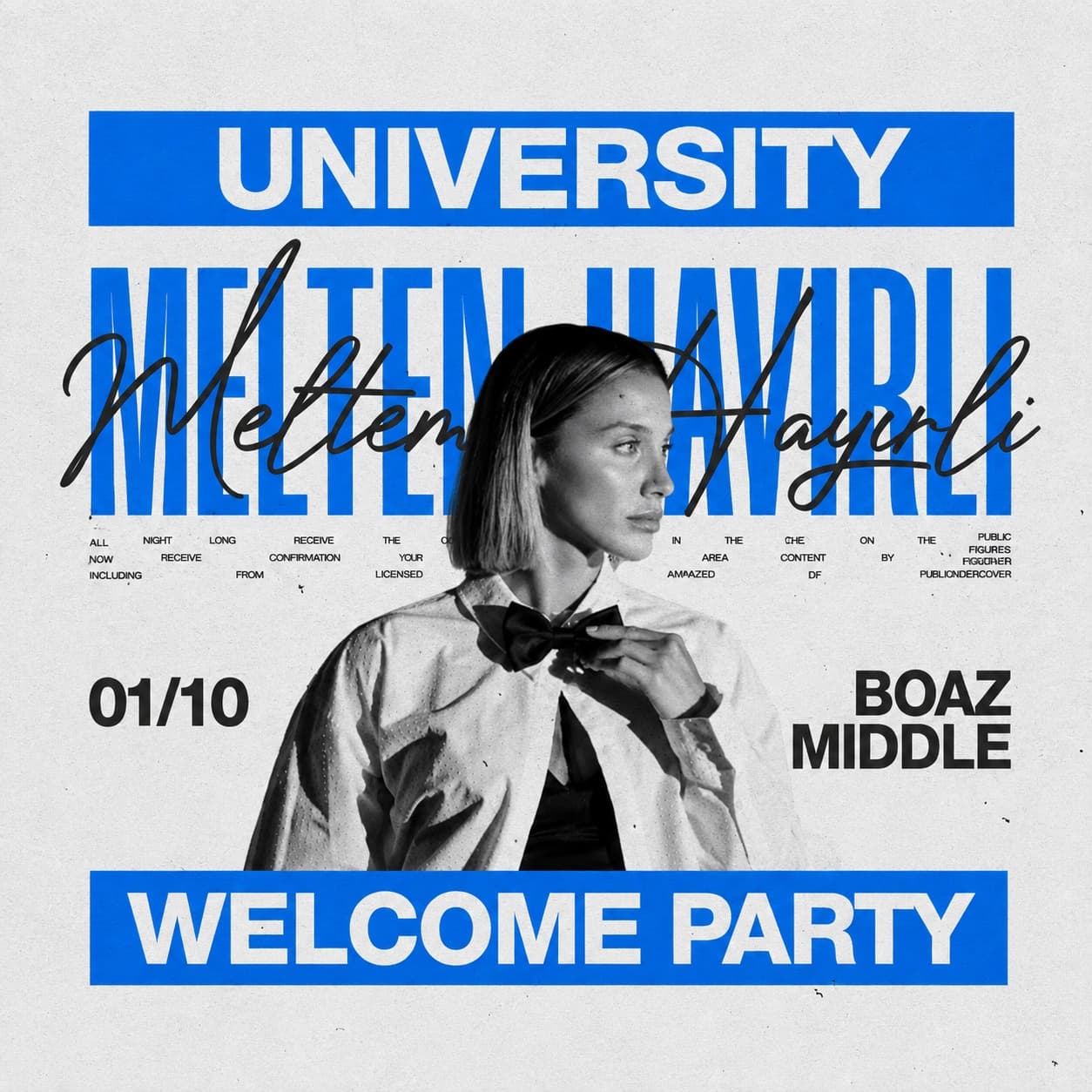 WELCOME PARTY — Boaz Middle, İstanbul etkinlik afişi