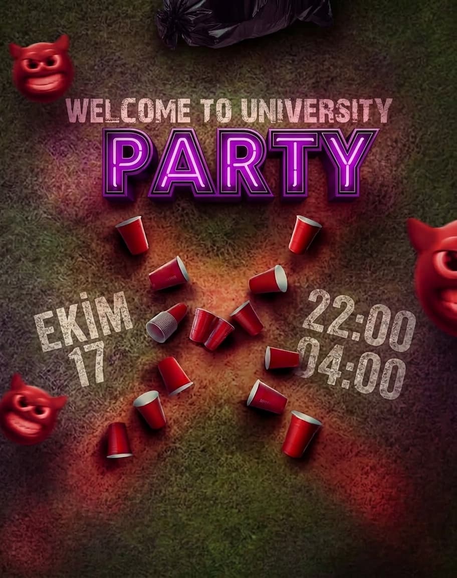 Welcome To University : Project X — Kastel, İstanbul etkinlik afişi