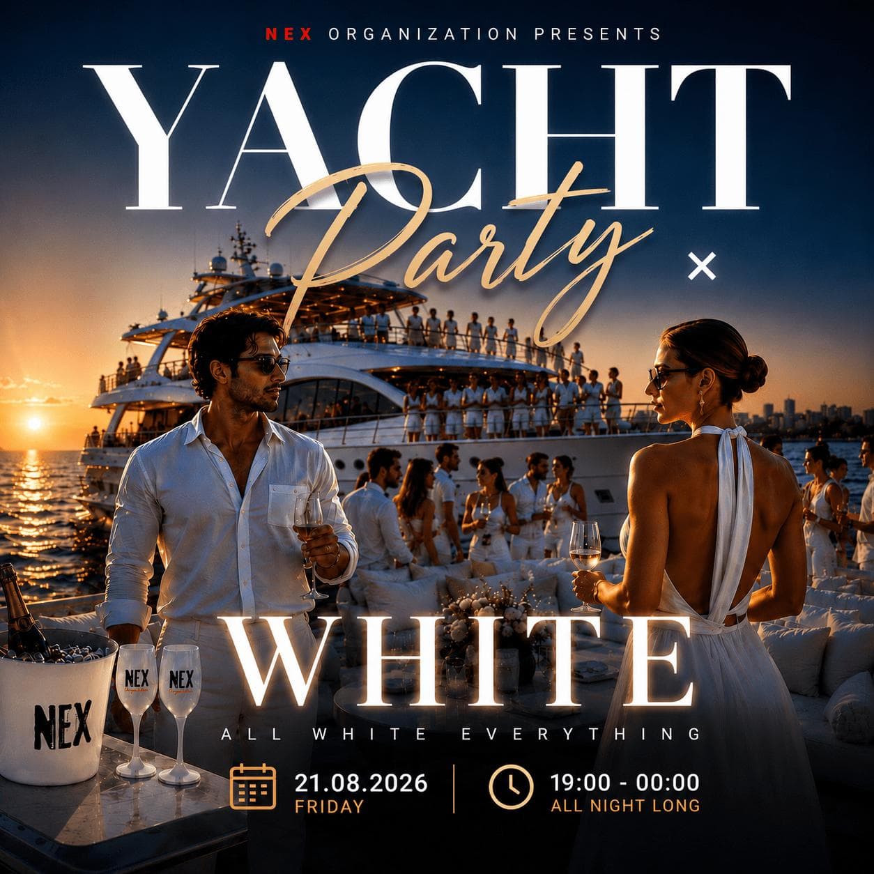 YACHT PARTY – WHITE EDITION — Karaköy İskelesi, İstanbul etkinlik görseli