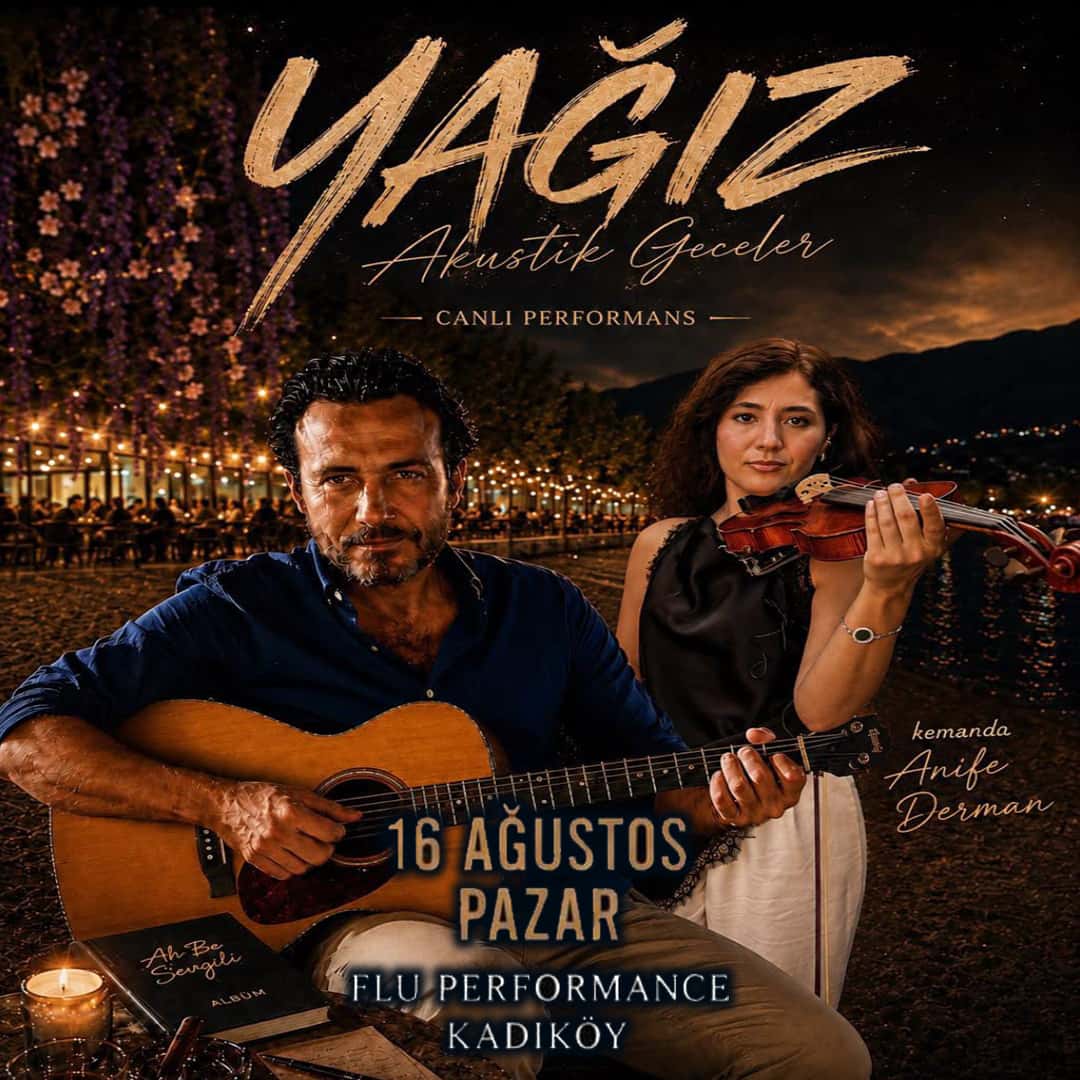 YAĞIZ BAĞCIGİL KONSERi 16 AĞUSTOS — Flu Kadıköy, İstanbul etkinlik görseli