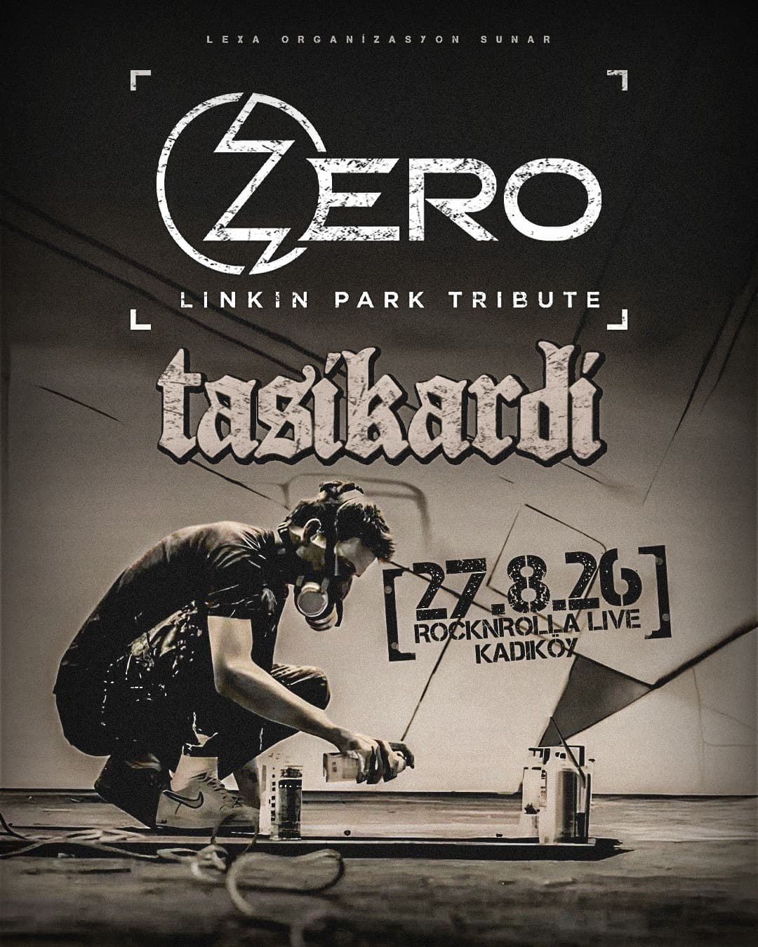 ZERO / TAŞİKARDİ — RocknRolla Live Kadıköy, İstanbul etkinlik afişi